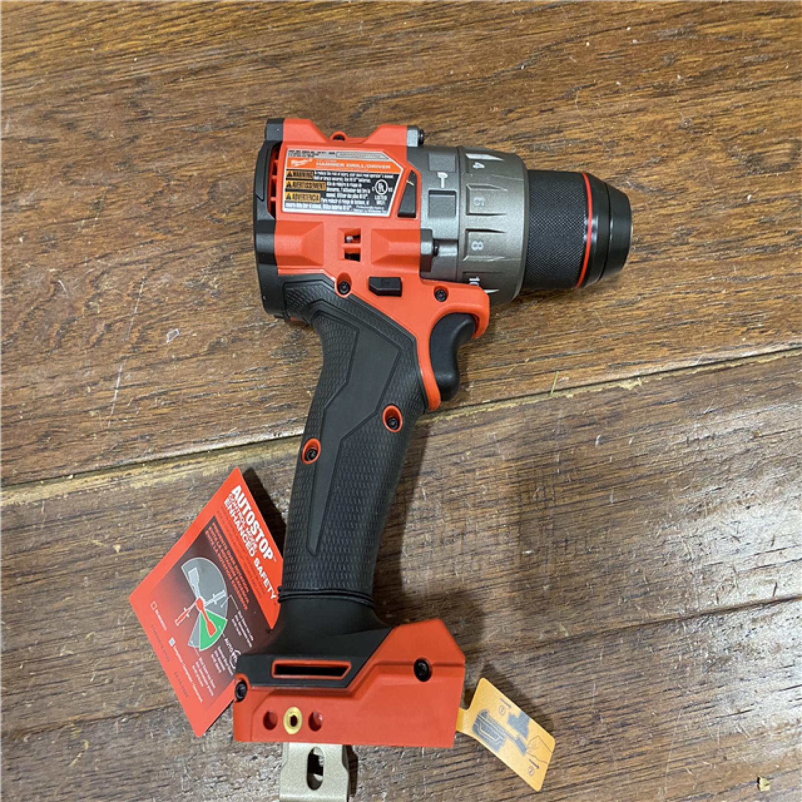 AS-IS Milwaukee 2904-22 Hammer Drill Driver Kit with Batteries  Charger & Tool Case  Red
