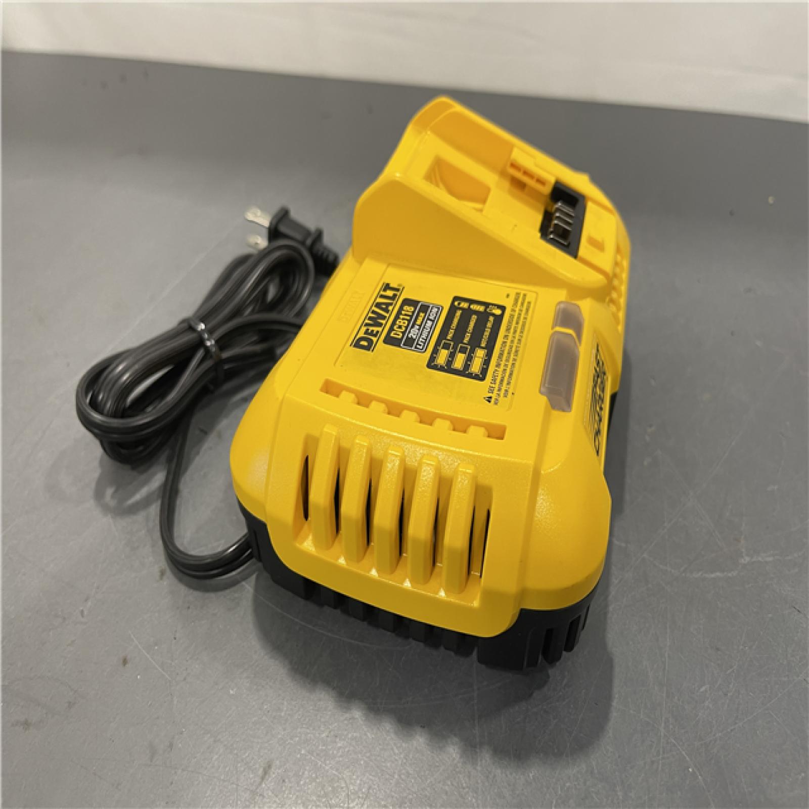 AS-IS - DeWalt 20V MAX / 60V MAX FLEXVOLT Lithium-Ion Fan Cooled Fast Battery Charger