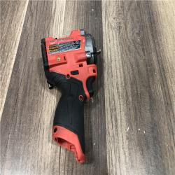 AS-IS Milwaukee FUEL 12V Lithium-Ion Brushless Cordless Stubby 3/8 in. Impact Wrench (Tool-Only)