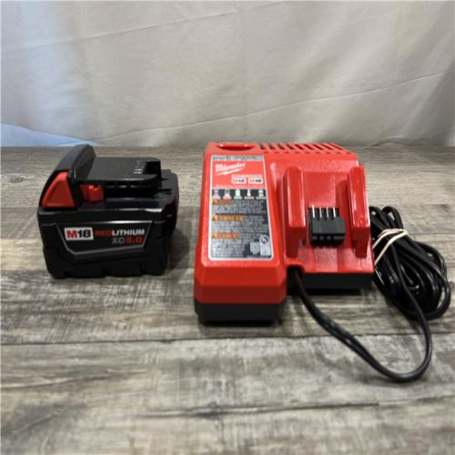 AS-IS Milwaukee 18-Volt Lithium-Ion XC Starter Kit with One 5.0Ah Battery and Charger