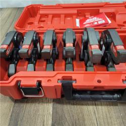 AS-IS Milwaukee M18 Press 1/4 in. - 7/8 in. Copper Press Tool Jaw Set for Streamline ACR Press Fittings (6-Jaws Included)