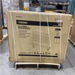 DALLAS LOCATION - Husky Tool Storage 46 in. W x 18 in. D 9-Drawer Mobile Workbench Cabinet in Gloss Black - 2 UNITS
