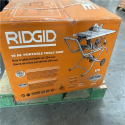 California NEW Sealed Box Ridgid 10 in. Portable Table Saw