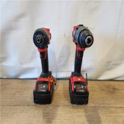 AS-IS- Milwaukee  FUEL 18V Lithium-Ion Brushless Cordless Hammer Drill and Impact Driver Combo Kit