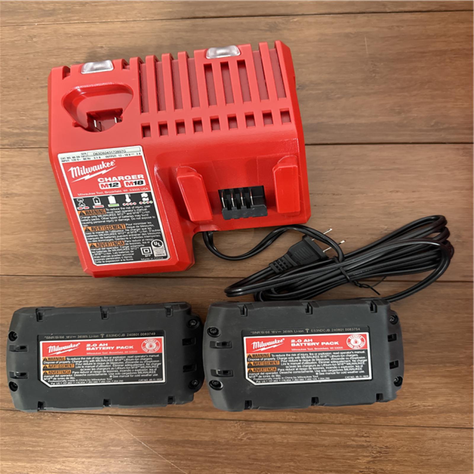 California AS-IS Milwaukee M18 Short Throw Press Tool Kit with Pex Crimp Jaws, Includes (2) Batteries, Charger & Hard Case, Appears in Like New Condition