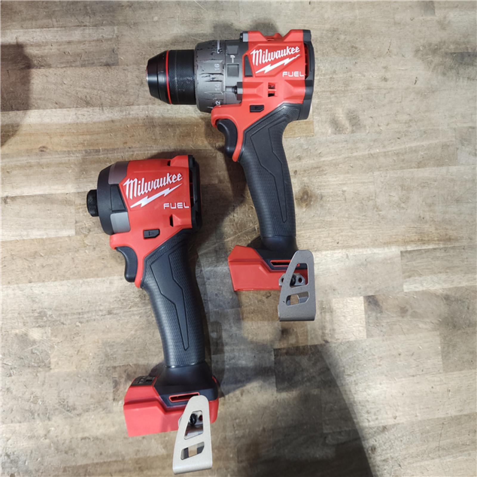 HOUSTON LOCATION - AS-IS Milwaukee FUEL 18V Lithium-Ion Brushless Cordless Hammer Drill and Impact Driver Combo Kit