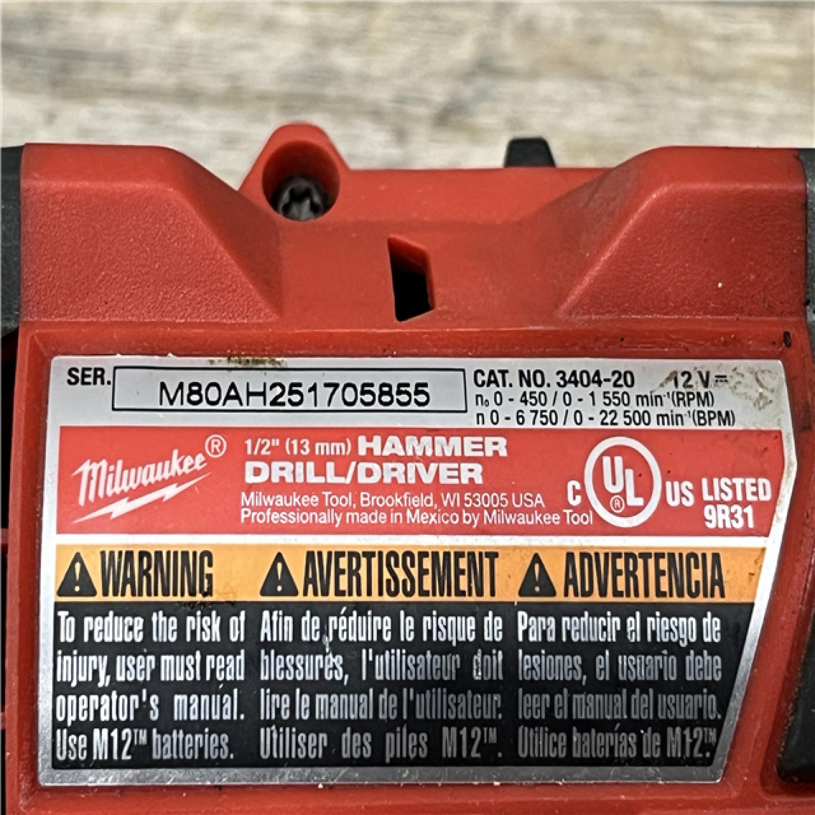 AS-IS Milwaukee FUEL 12-Volt Lithium-Ion Brushless Cordless Hammer Drill and Impact Driver Combo Kit