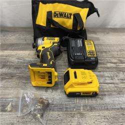 AS-IS DEWALT Atomic 20V Max Lithium-Ion Brushless Cordless Compact 1/4 in. Impact Driver Kit
