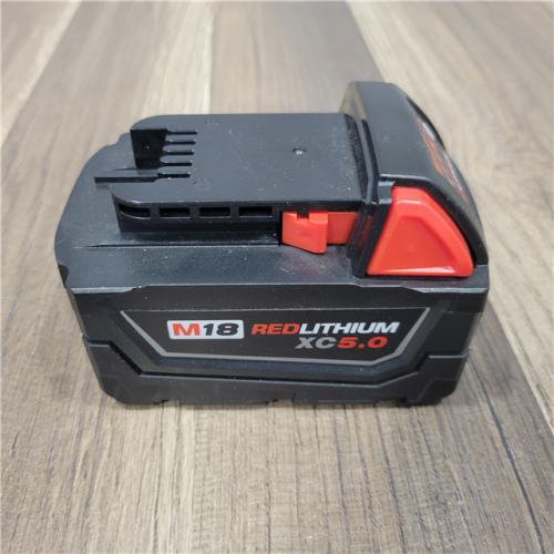 AS-IS  Milwaukee M18 18-Volt Lithium-Ion XC Extended Capacity 5.0Ah Battery Pack