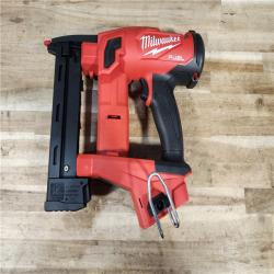 HOUSTON LOCATION - AS-IS (APPEARS LIKE NEW) Milwaukee FUEL 18-Volt Lithium-Ion Brushless Cordless 18-Gauge 1/4 in. Narrow Crown Stapler (Tool-Only)