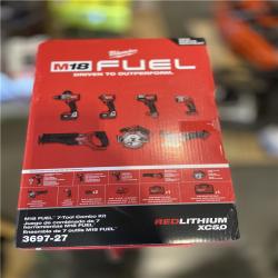 NEW! - Milwaukee M18 FUEL 18V Lithium-Ion Brushless Cordless Combo Kit with Two 5.0 Ah Batteries  1 Charger  2 Tool Bags (7-Tool)