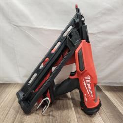AS-IS- Milwaukee M18 FUEL 15 Ga. 18 Volt Brushless Angled Finish Nailer (TOOL ONLY)