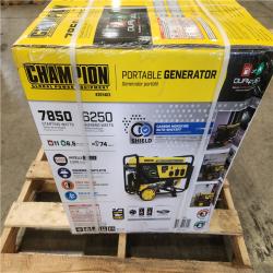 Phoenix NEW Champion Power Equipment 7850/6250-Watt Recoil Start Dual Fuel Portable Generator w/ Free 3-Year Warranty for Home Backup and Storm Prep (SEALED)