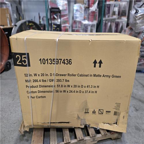 DALLAS LOCATION - AS-IS HUSKY 52IN WORKBENCH MATTE ARMY