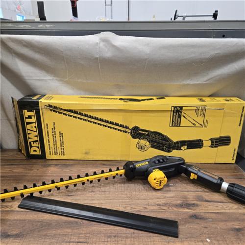 AS-IS DEWALT 20V MAX Cordless Battery Powered Pole Hedge Trimmer Head (Trimmer Head Only)