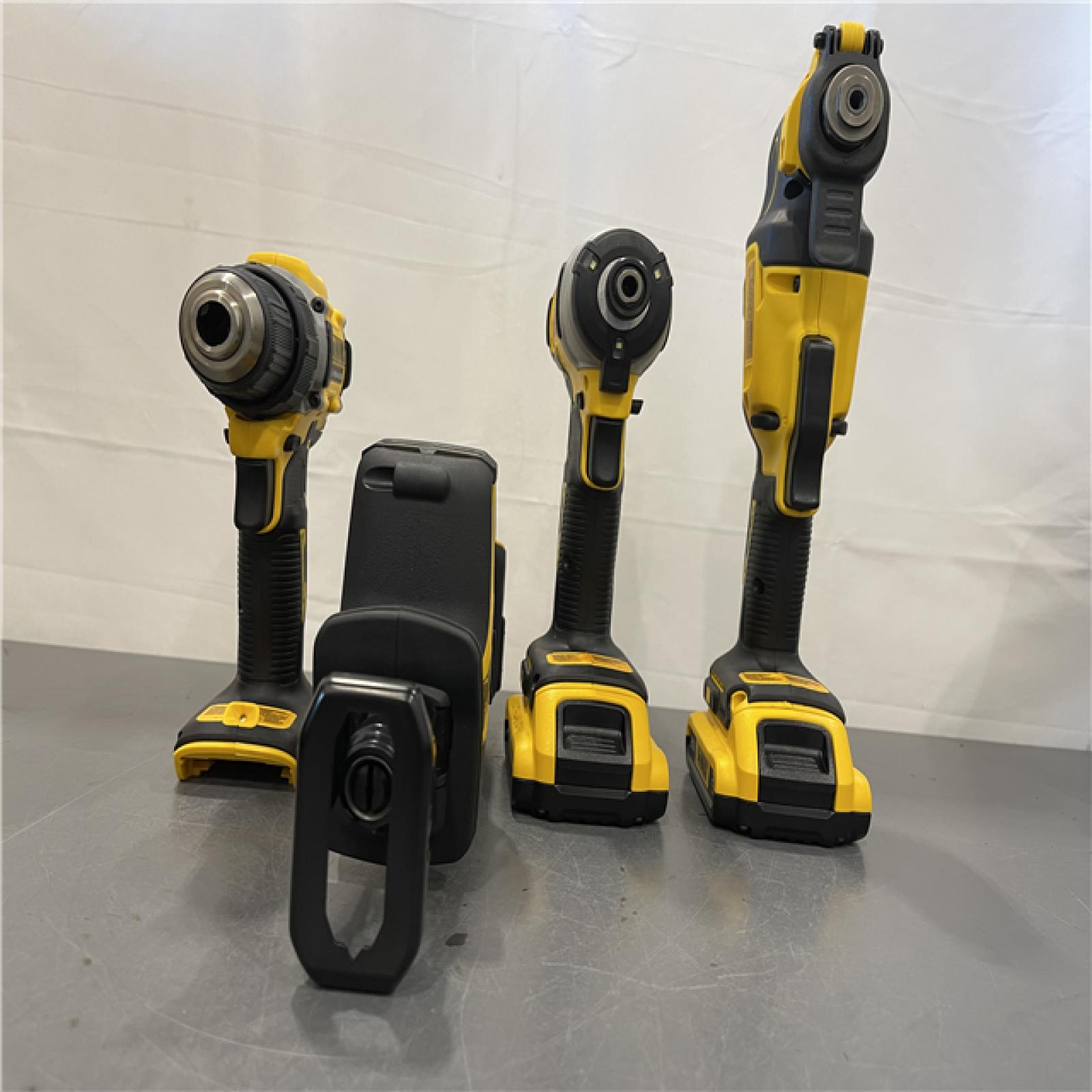 AS-IS - DeWalt 20V MAX ATOMIC Cordless Brushless 4 Tool Combo Kit