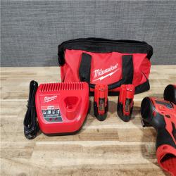 HOUSTON LOCATION - AS - IS Milwaukee 2 Tool Combo Kit W/ (2) Battery & Charger