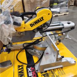 As-Is-  DEWALT 12 Double Bevel Sliding Compound Miter Saw