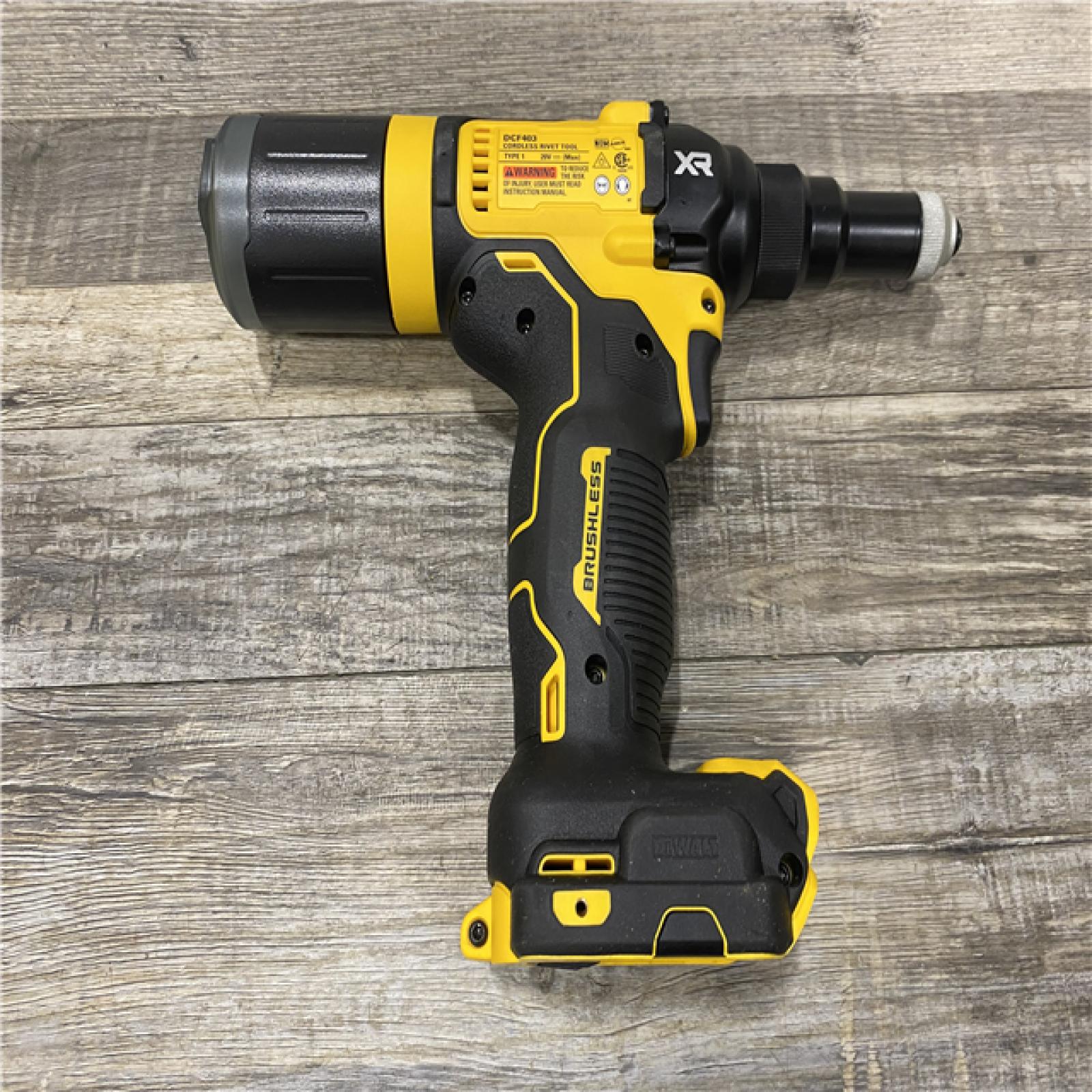 AS-IS DEWALT 20V MAX XR Lithium-Ion Brushless Cordless 3/16 in. Rivet Tool Kit