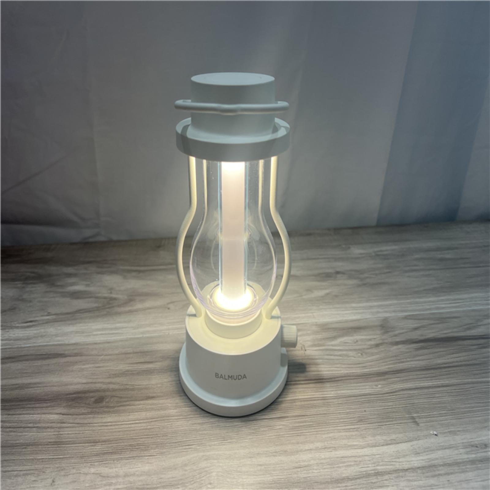 AS-IS BALMUDA  The Lantern Rechargeable LED 3Light Modes - White