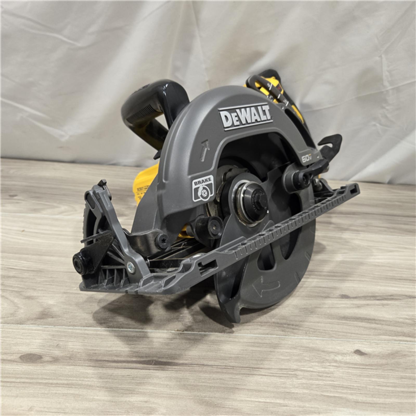AS-IS DEWALT FLEXVOLT 60V MAX Cordless 7-1/4 in. Wormdrive Style Circular Saw (Tool Only)