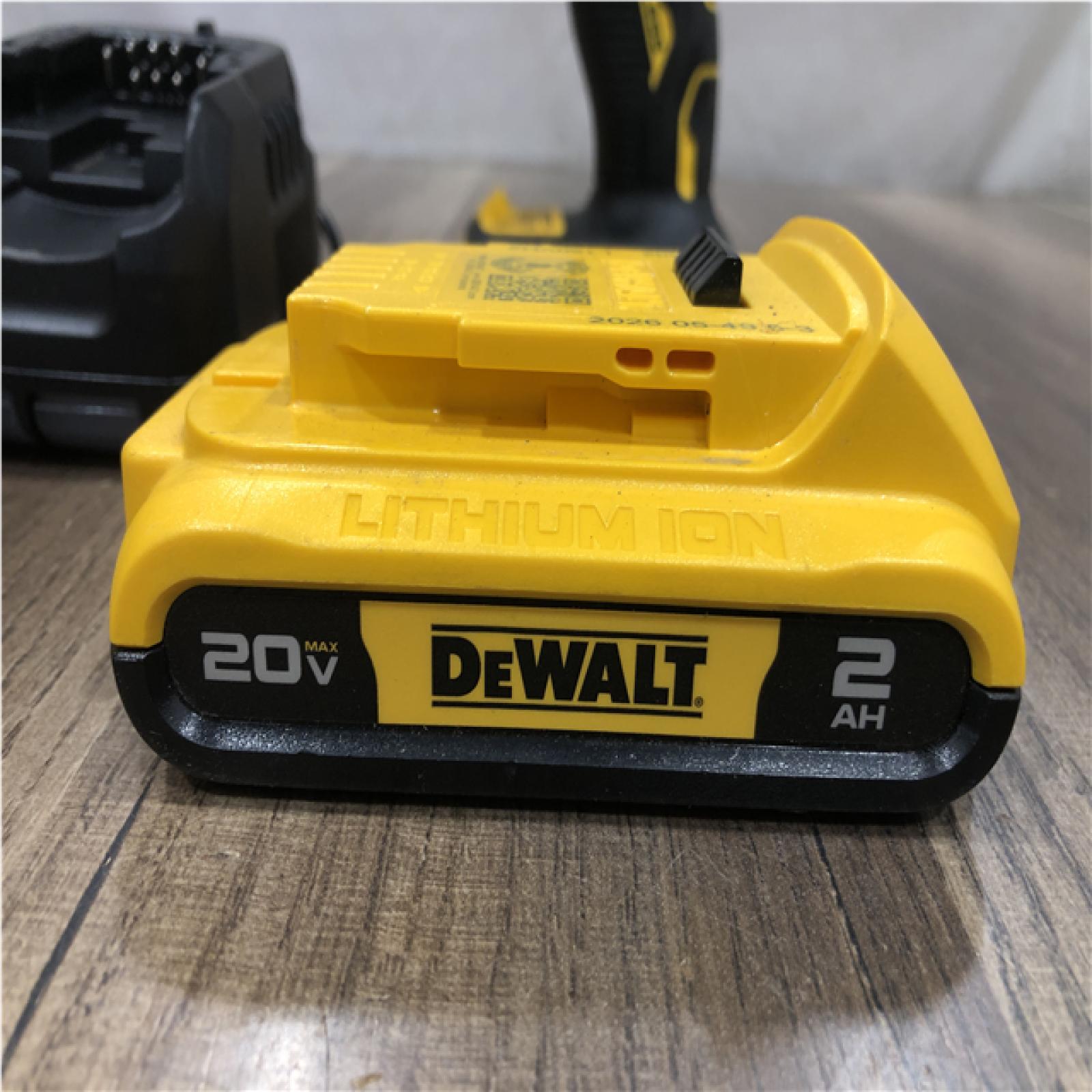 AS-IS DEWALT Atomic 20V Lithium-Ion Cordless Compact 1/2 in. Drill/Driver Kit