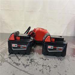 AS-IS- Milwaukee M18 18-Volt Lithium-Ion XC Starter Kit with Two 5.0Ah Batteries and Charger