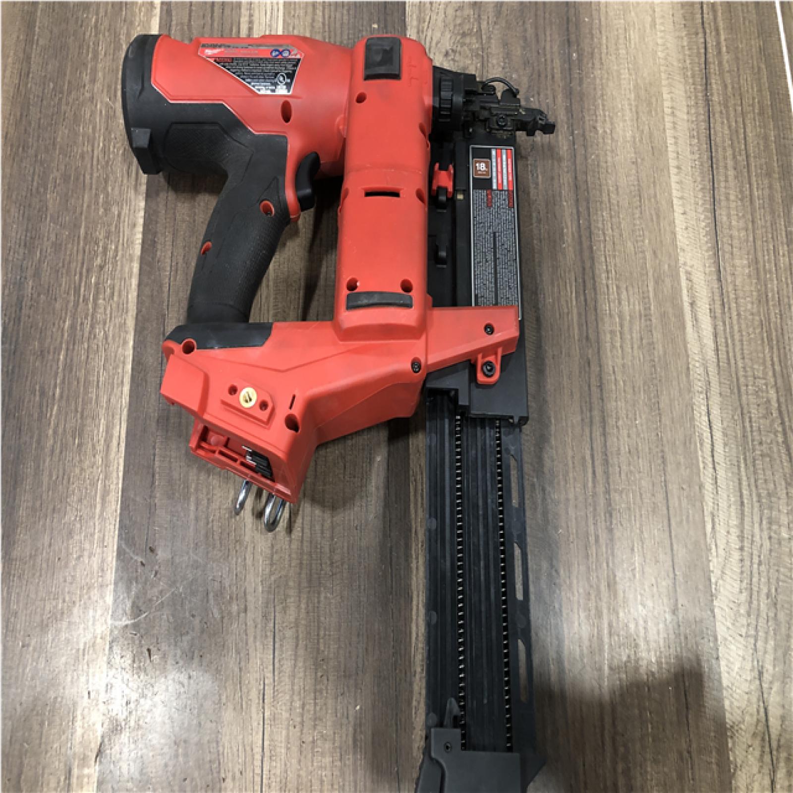 AS-IS Milwaukee FUEL 18-Volt Lithium-Ion Brushless Cordless Gen II 18-Gauge Brad Nailer (Tool-Only)