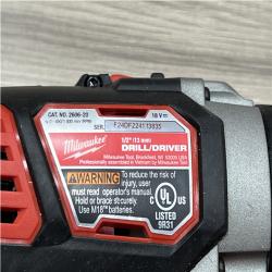 AS-IS Milwaukee 18V Lithium-Ion Cordless Drill Driver/Impact Driver Combo Kit