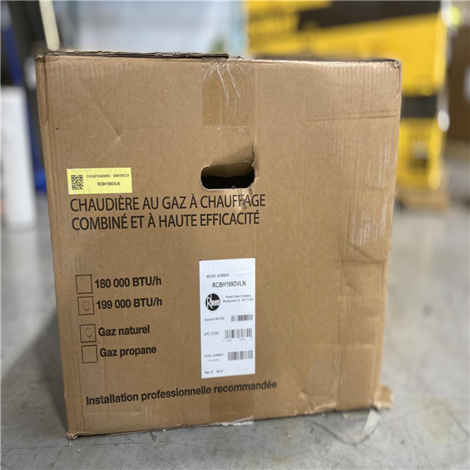 NEW! Rheem Prestige 9.9 GPM Natural Gas High Efficiency Combi Boiler