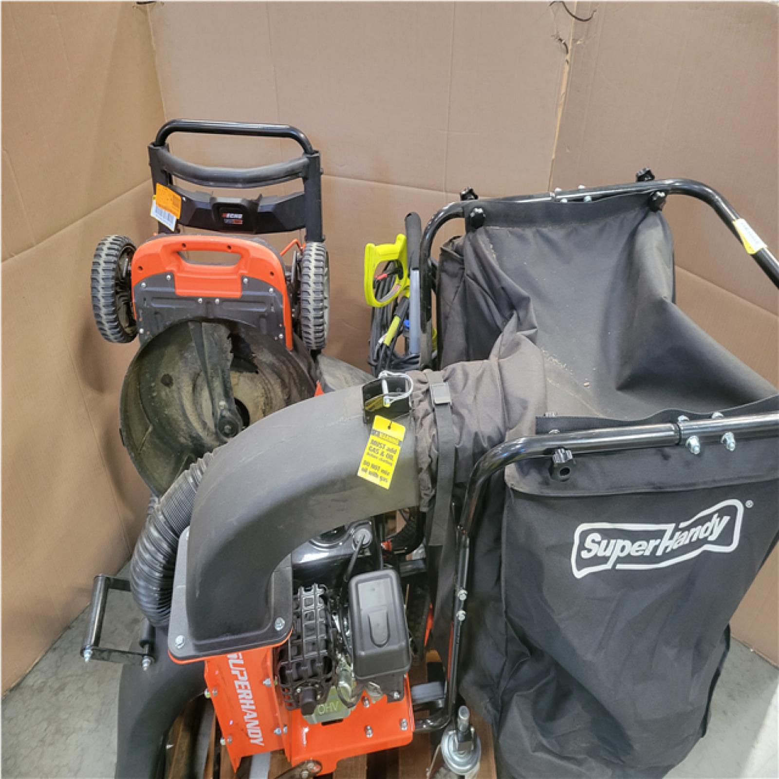 CALIFORNIA AS-IS OUTDOOR POWER EQUIPMENT