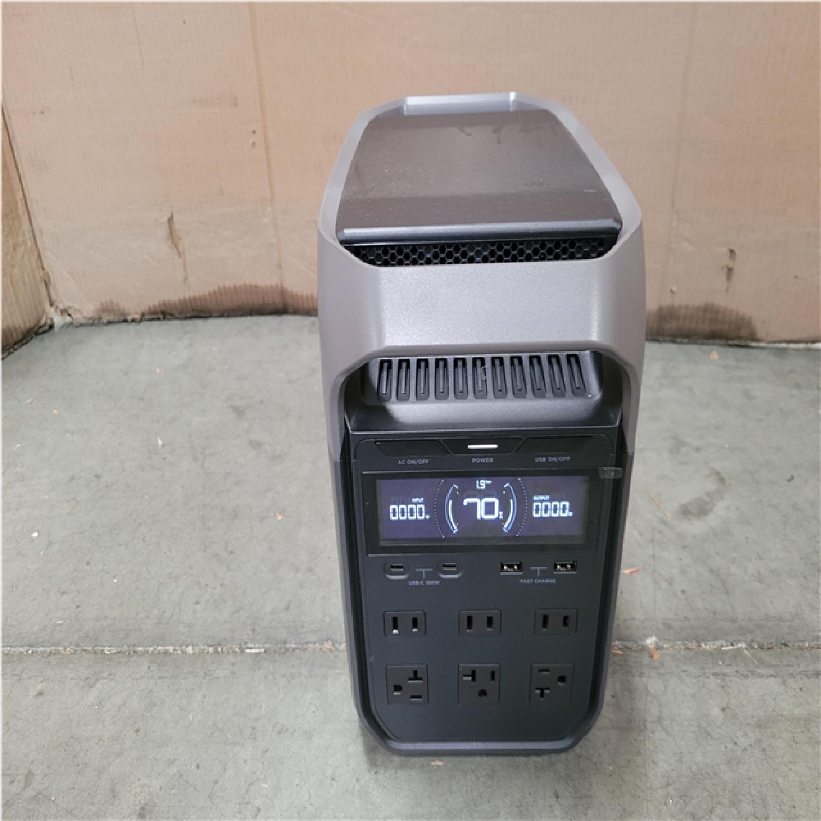 CALIFORNIA AS-IS ECOFLOW 1800-WATT DELTA 3 BATTERY GENERATOR