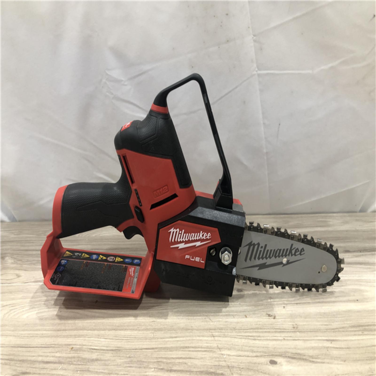 AS-IS Milwaukee M12 FUEL 6 in. 12V Lithium-Ion Cordless Pruning Saw HATCHET (Tool-Only)