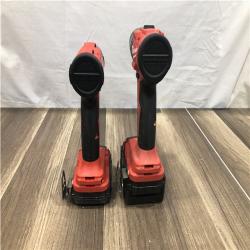 AS-IS Milwaukee 18-Volt Lithium-Ion Brushless Cordless Compact Hammer Drill/Impact Combo Kit
