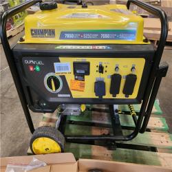 Phoenix LIKE NEW Champion Power Equipment 7850/6250-Watt Recoil Start Dual Fuel Portable Generator w/ Free 3-Year Warranty for Home Backup and Storm Prep