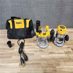 HOUSTON LOCATION - AS - IS DEWALT 12 Amp Corded 2-1/4 Horsepower Electronic Variable Speed Fixed Base Router with Soft Start