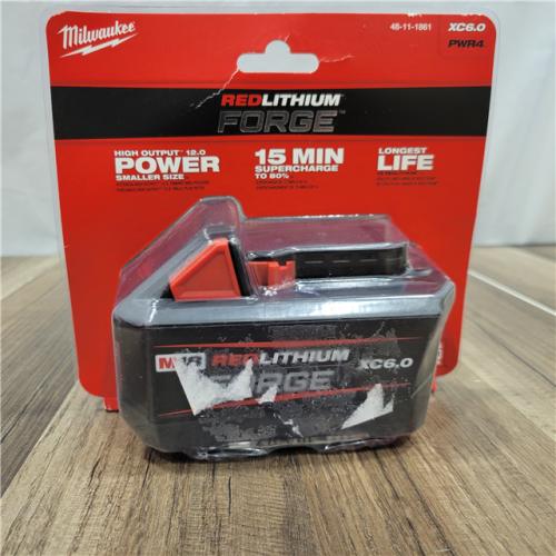NEW! Milwaukee 48-11-1861 18V M18 REDLITHIUM FORGE HIGH OUTPUT XC6.0 Battery
