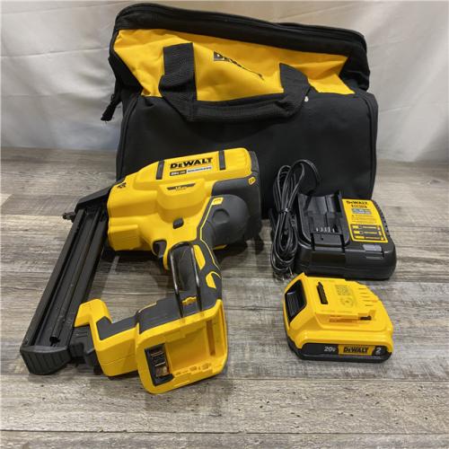 AS-IS DEWALT 20V MAX XR Lithium-Ion Cordless 18-Gauge Narrow Crown Stapler Kit
