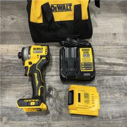 AS-IS DEWALT Atomic 20V Max Lithium-Ion Brushless Cordless Compact 1/4 in. Impact Driver Kit