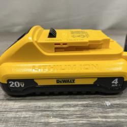 AS-IS DEWALT 20-Volt MAX Lithium-Ion 4.0Ah Battery with 12-Volt to 20-Volt MAX Charger