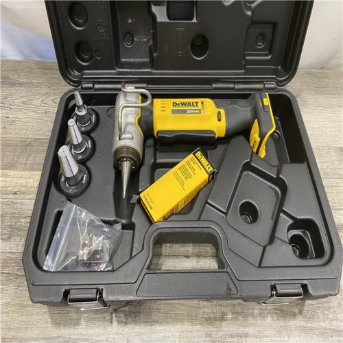 AS-IS DEWALT 20V MAX Cordless 1 in. PEX Expansion Tool  PEX Expander Grease and Case