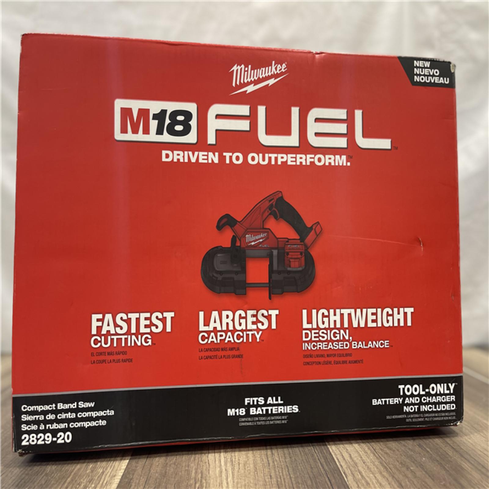 NEW! - Milwaukee FUEL 18V Lithium-Ion Brushless Cordless Compact Bandsaw (Tool-Only)