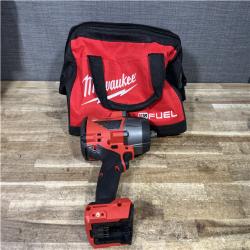 Houston Location AS-IS Milwaukee FUEL 18V Lithium-Ion Brushless Cordless 1/2 in. Impact Wrench with Friction Ring (Tool-Only)
