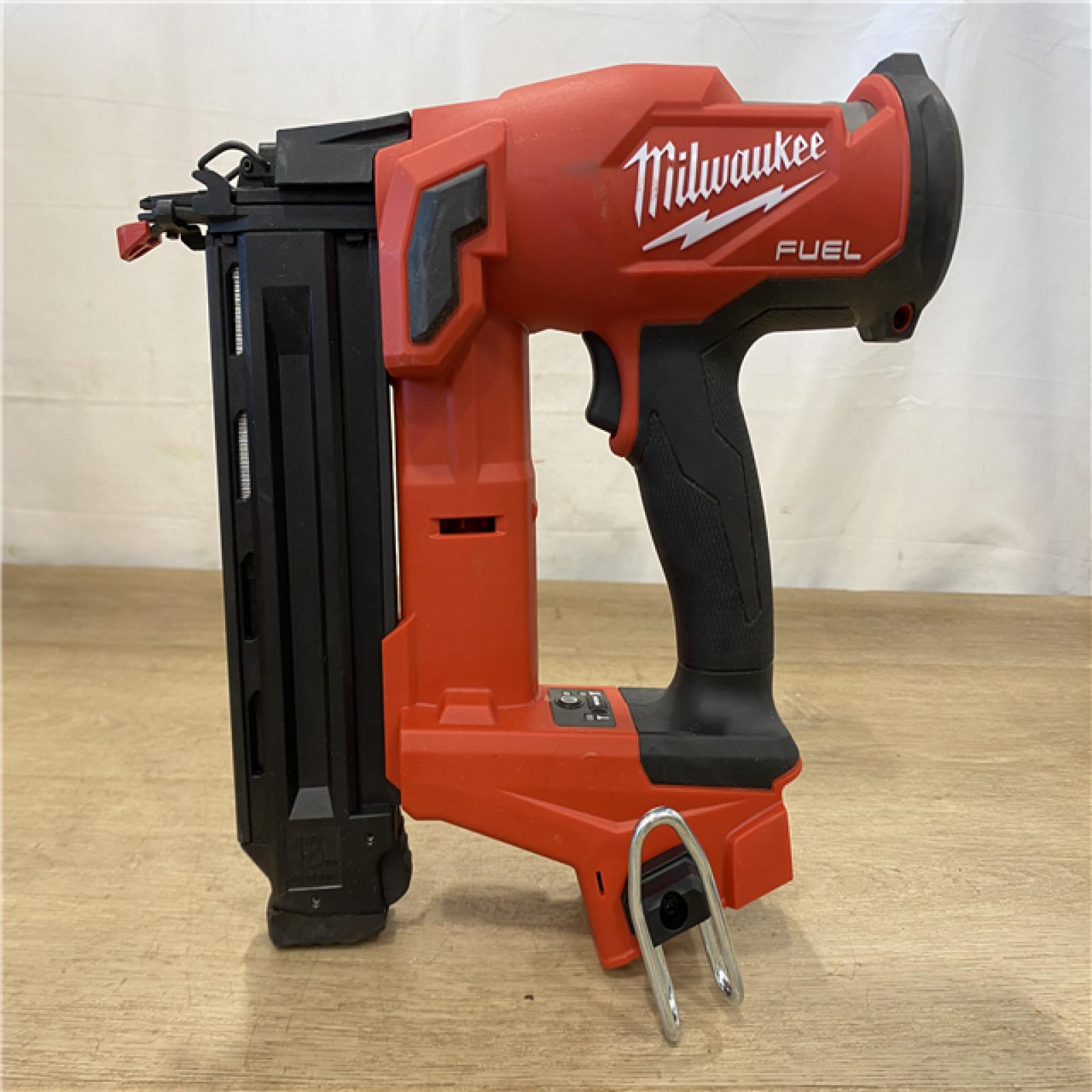 AS-IS Milwaukee FUEL 18-Volt Lithium-Ion Brushless Cordless Gen II 18-Gauge Brad Nailer (Tool-Only)