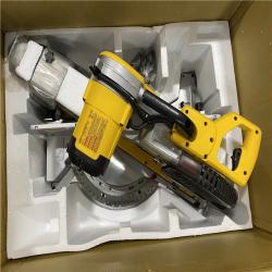 As-Is -DeWalt 15 Amps 12 in. Corded Dual-Bevel Sliding Compound Miter Saw