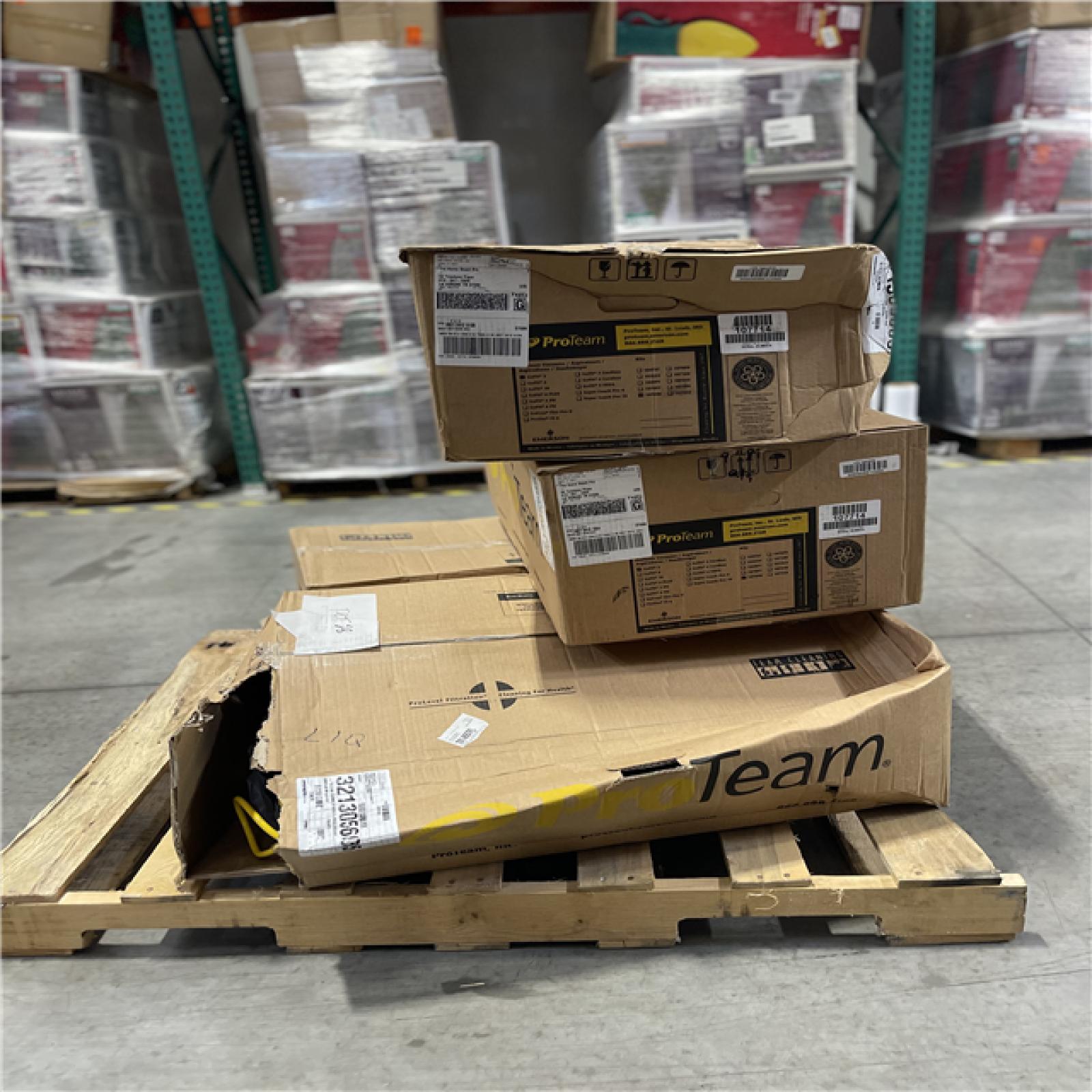 DALLAS LOCATION- AS-IS ProTeam GoFit 3 QT Backpack Vacuum and 2 Piece Wand Kit PALLET (4 UNITS)