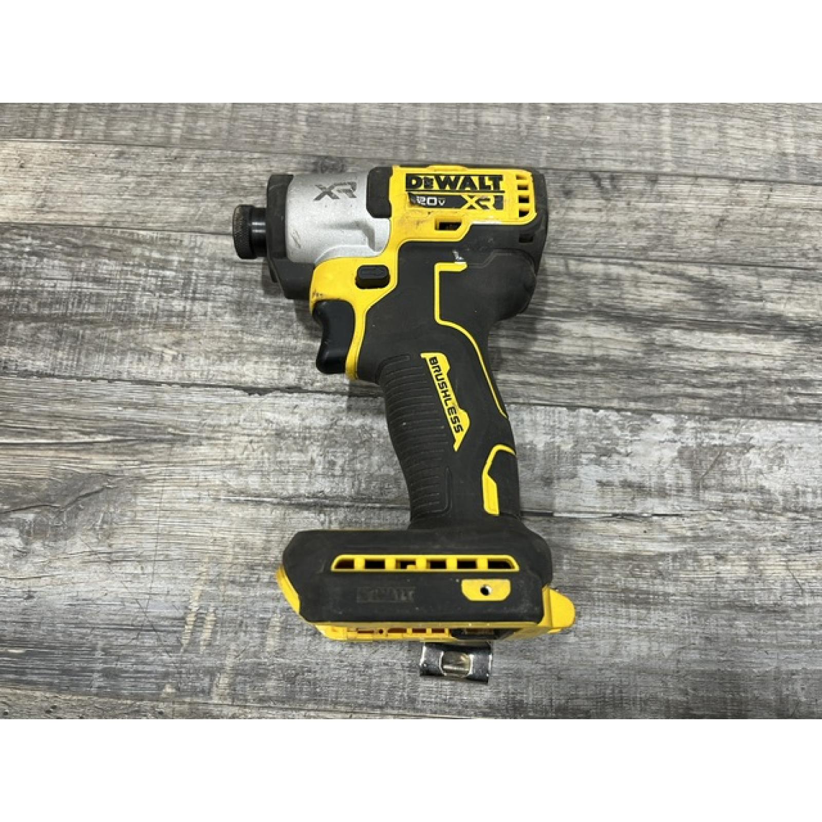 AS-IS DEWALT 20-Volt Maximum XR Cordless Brushless 1/4 in. 3-Speed Impact Driver (Tool-Only)