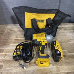 Houston Location AS-IS DEWALT 20V MAX Lithium-Ion Cordless 1/2 in. Impact Wrench Kit