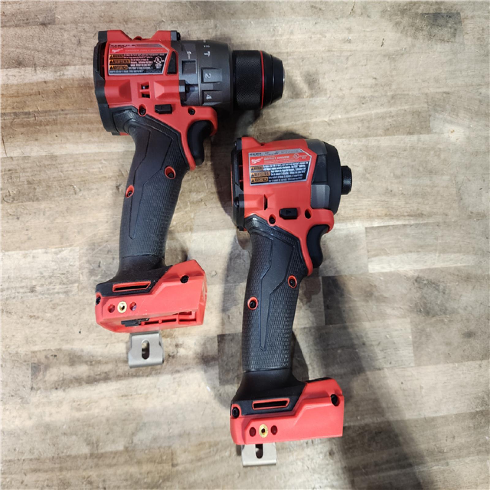 HOUSTON LOCATION - AS-IS (APPEARS LIKE NEW) Milwaukee FUEL 18V Lithium-Ion Brushless Cordless Hammer Drill and Impact Driver Combo Kit