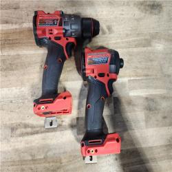 HOUSTON LOCATION - AS-IS (APPEARS LIKE NEW) Milwaukee FUEL 18V Lithium-Ion Brushless Cordless Hammer Drill and Impact Driver Combo Kit